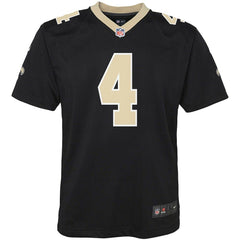 Nike Derek Carr New Orleans Saints Youth Game Jersey Black