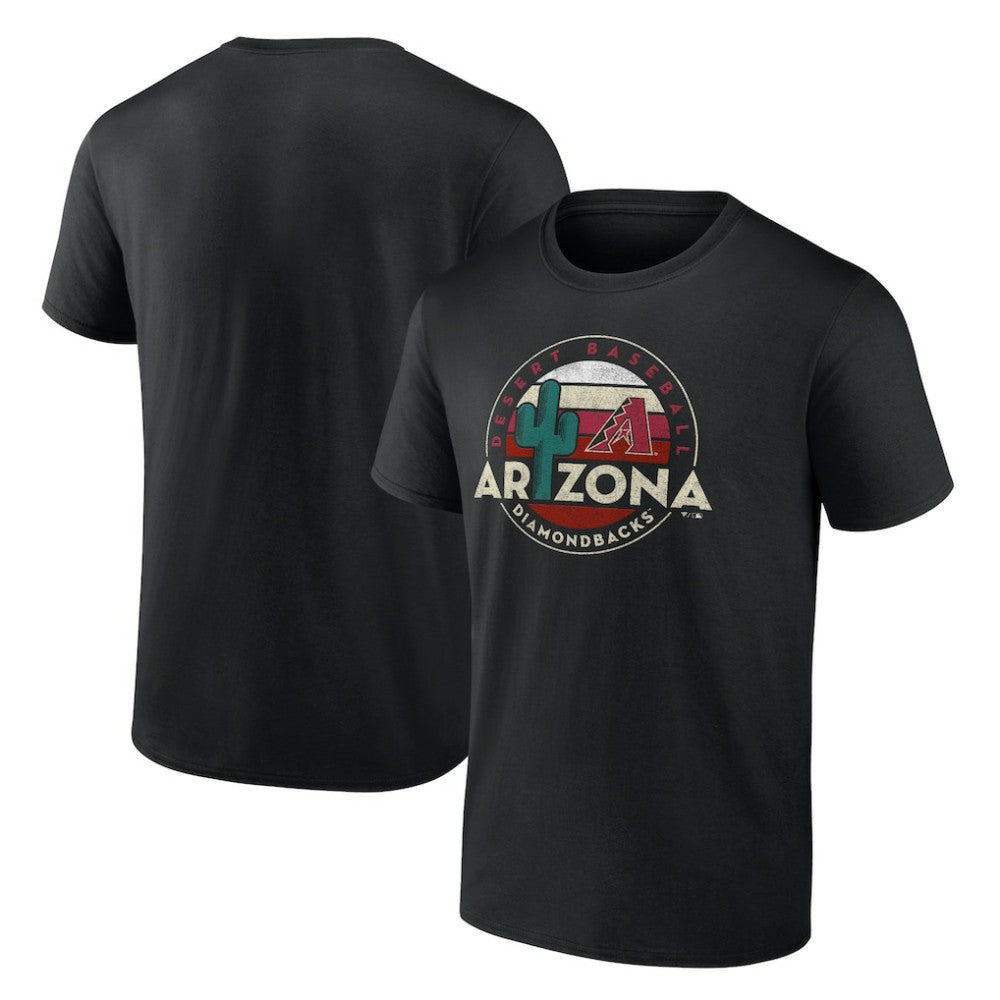 Arizona Diamondbacks Hometown Desert Baseball T-Shirt - Black - MLB Lifestyle