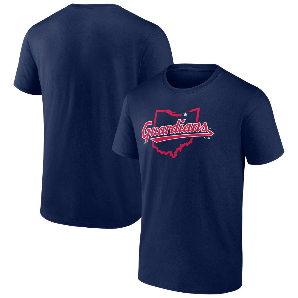Cleveland Guardians Hometown State Guard T-Shirt - Navy - MLB on Sale