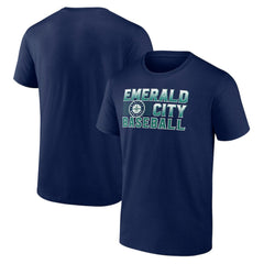Seattle Mariners Hometown Emerald Baseball T-Shirt - Navy - MLB Sale