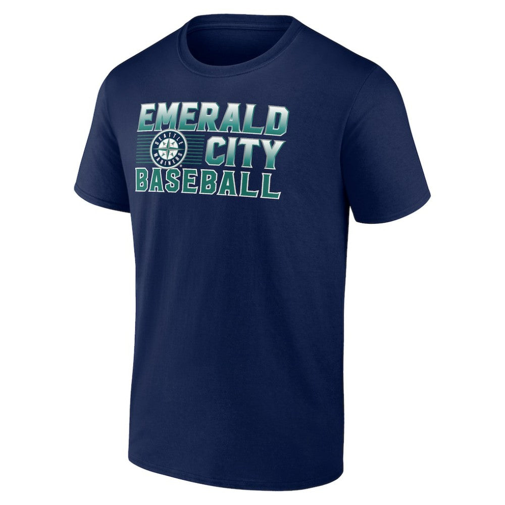 Seattle Mariners Hometown Emerald Baseball T-Shirt - Navy - MLB Sale