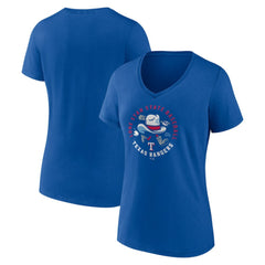 Texas Rangers Women's Hometown Pride V-Neck T-Shirt - Royal - MLB Online