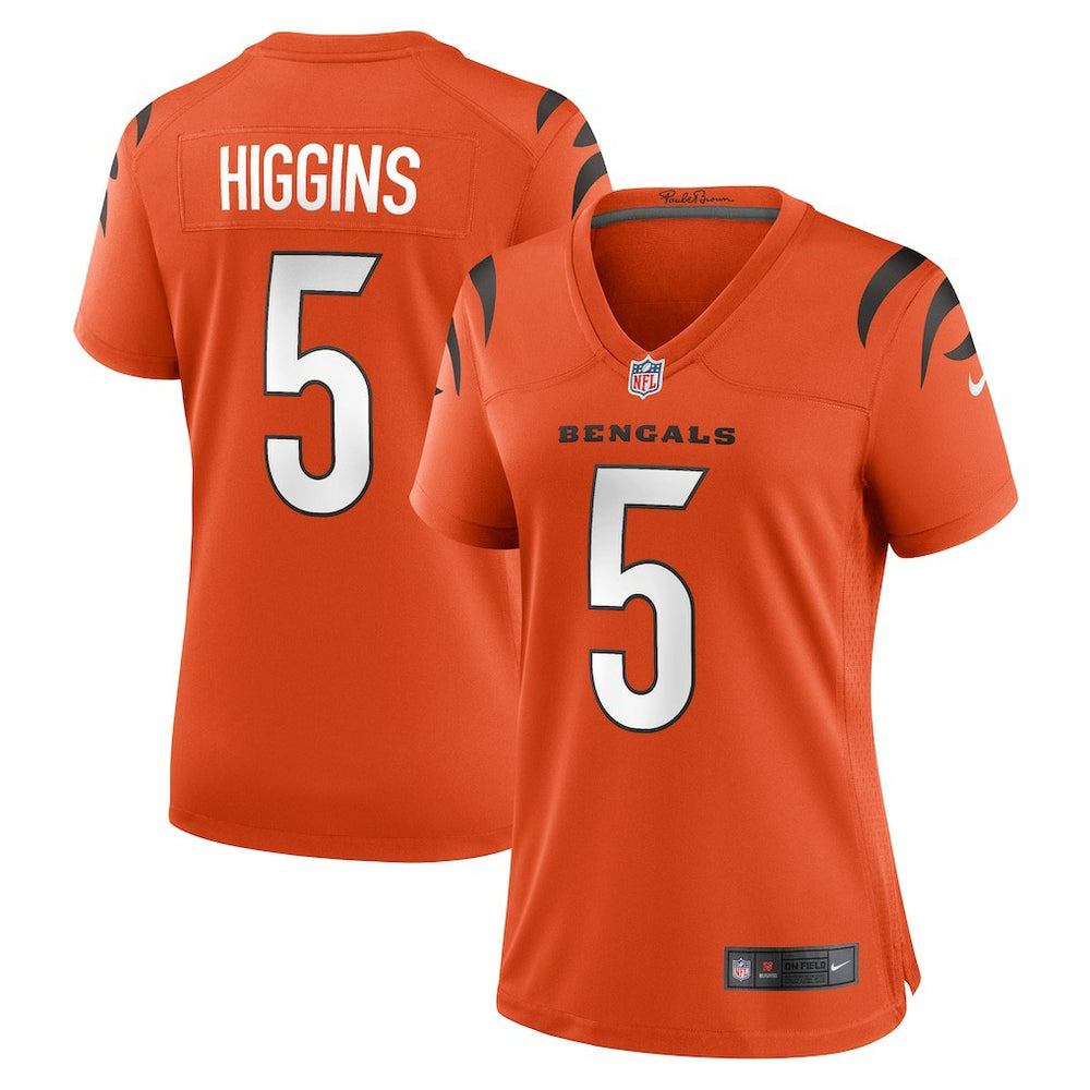 Nike Tee Higgins Cincinnati Bengals Women's Alternate Game Jersey Orange
