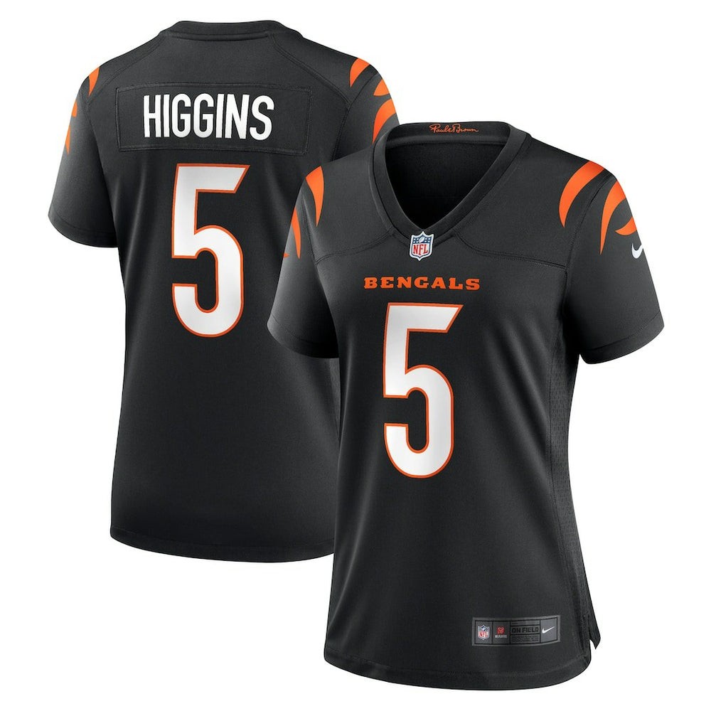 Nike Tee Higgins Cincinnati Bengals Women's Game Player Jersey Black