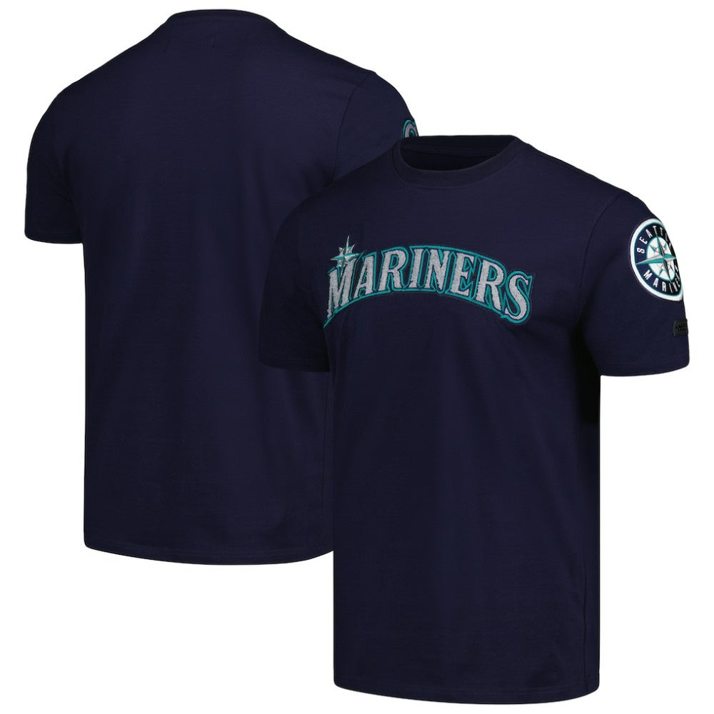 Seattle Mariners Pro Standard Team Logo T-Shirt - Navy - MLB on Sale