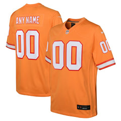 Nike Tampa Bay Buccaneers Youth Custom Throwback Game Jersey Orange