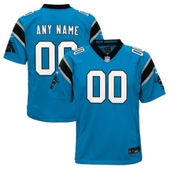 Nike Carolina Panthers Youth Alternate Custom Game Jersey Blue
