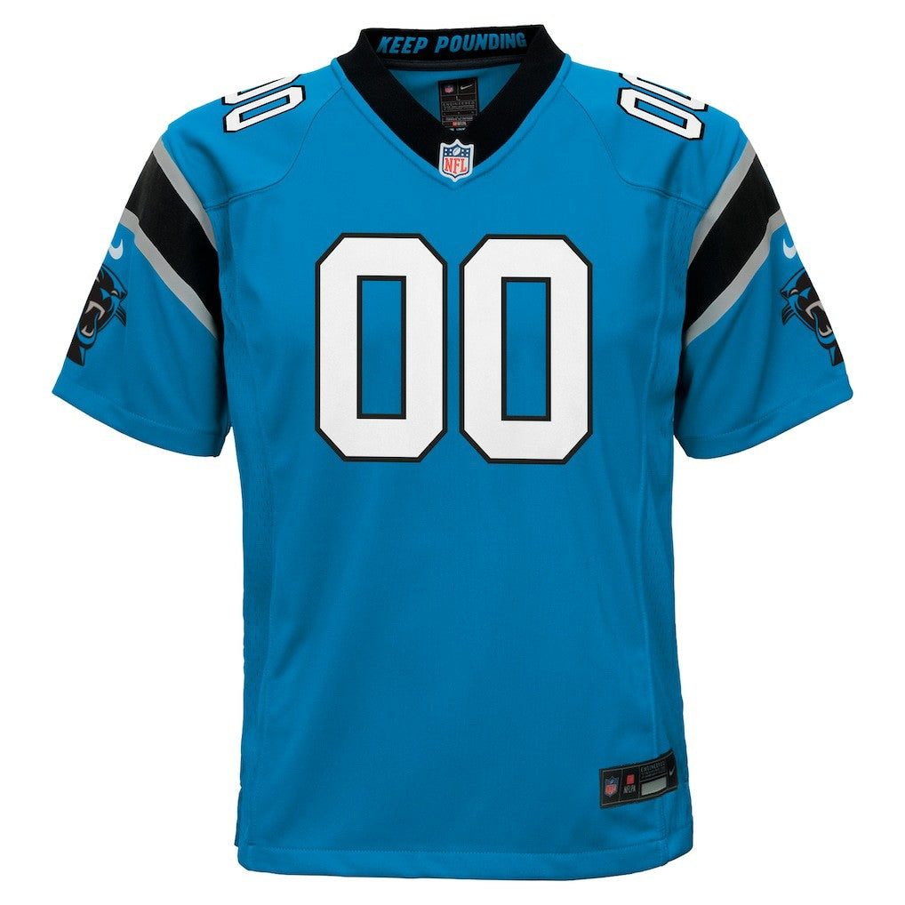 Nike Carolina Panthers Youth Alternate Custom Game Jersey Blue