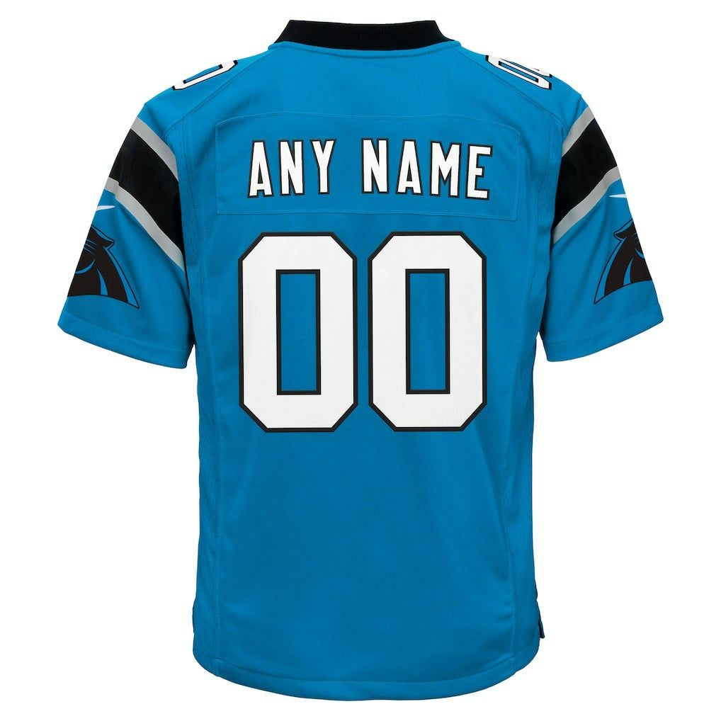 Nike Carolina Panthers Youth Alternate Custom Game Jersey Blue