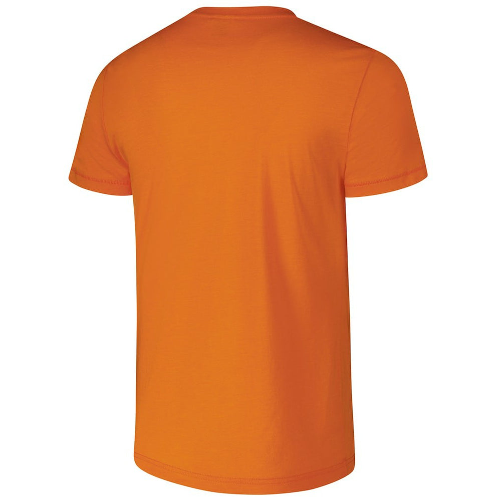 Joe Thomas Cleveland Browns Homage Unisex Caricature Retired Player Tri-Blend T-Shirt Orange