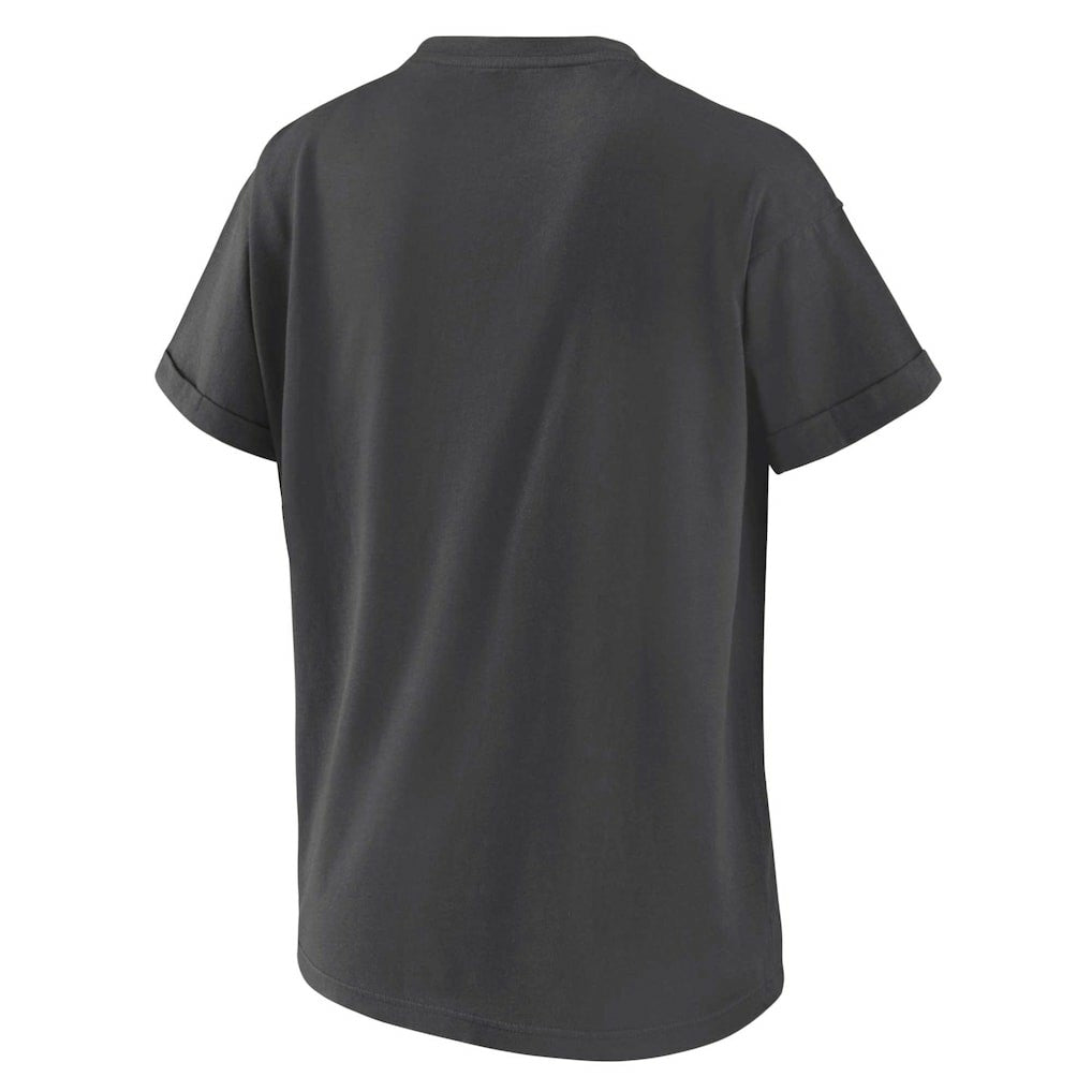 Indianapolis Colts WEAR by Erin Andrews Women's Boyfriend T-Shirt Charcoal