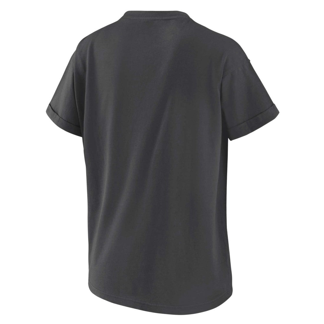New York Giants WEAR by Erin Andrews Women's Boyfriend T-Shirt Charcoal