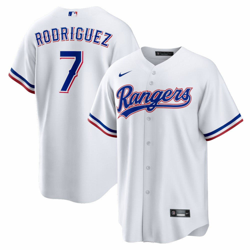 Ivan Rodriguez Texas Rangers Nike Home Retired Player Replica Jersey - White - Nike Discount