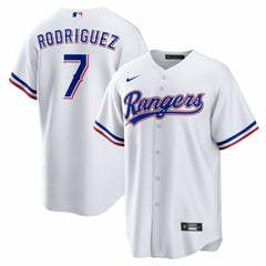 Ivan Rodriguez Texas Rangers Nike Home Retired Player Replica Jersey - White - Nike Discount