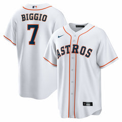 Craig Biggio Houston Astros Nike Home Retired Player Replica Jersey - White - Nike Lifestyle