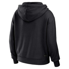 New Orleans Saints WEAR by Erin Andrews Women's Plus Size Color Block Full-Zip Hoodie Black/White