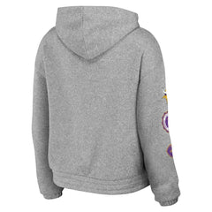 Minnesota Vikings WEAR by Erin Andrews Women's Full-Zip Hoodie Heather Gray