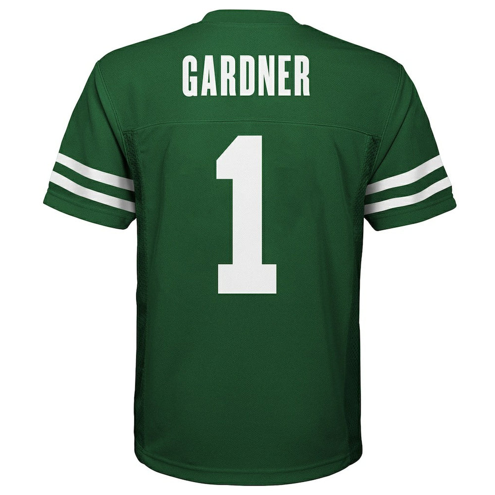Ahmad Sauce Gardner New York Jets Youth Replica Player Jersey Green