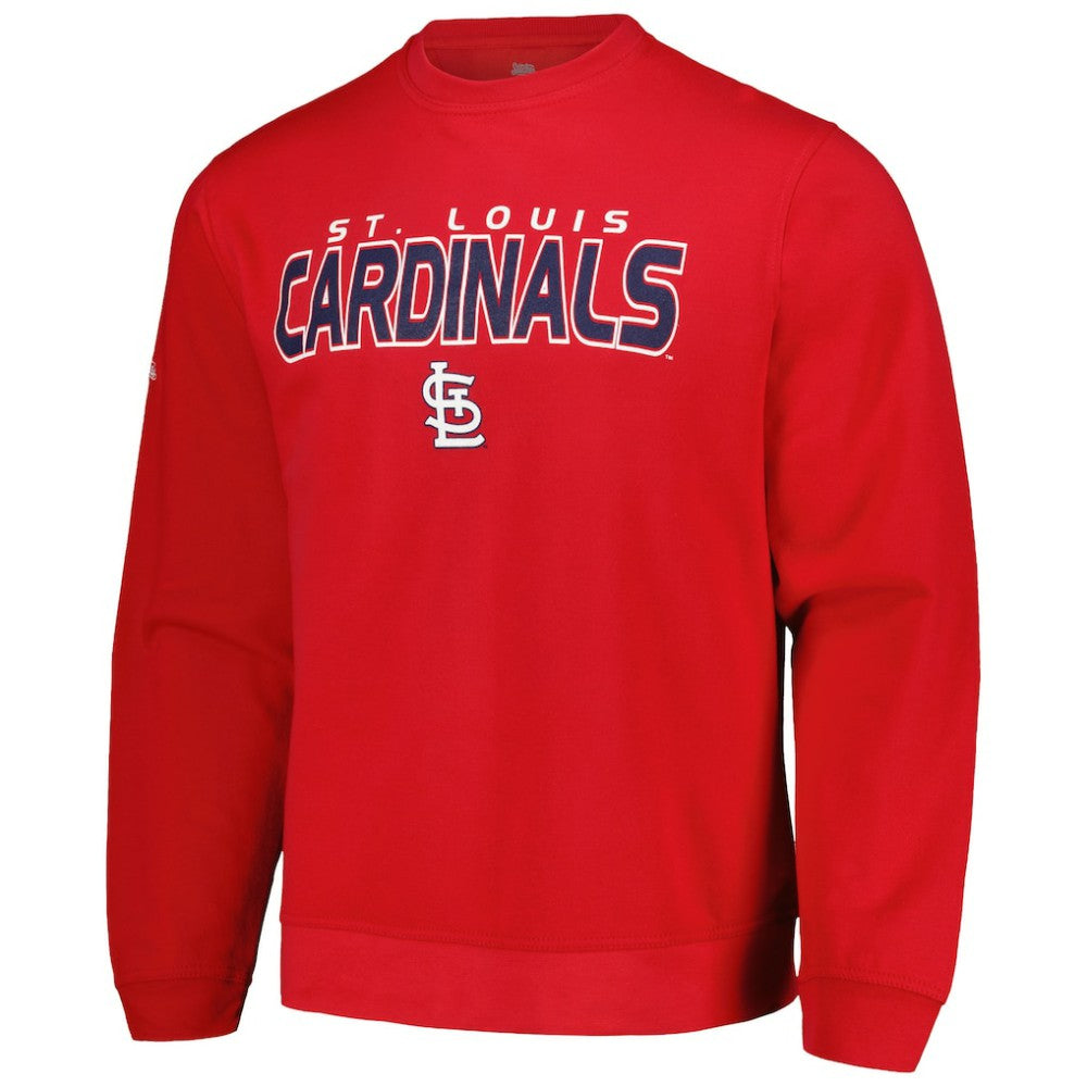 St. Louis Cardinals Stitches Pullover Sweatshirt - Red - MLB on Sale