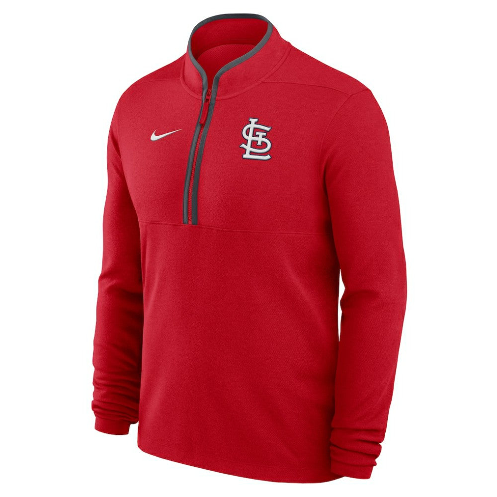 St. Louis Cardinals Nike Dri-FIT Victory Half-Zip Pullover - Red - Nike Lifestyle