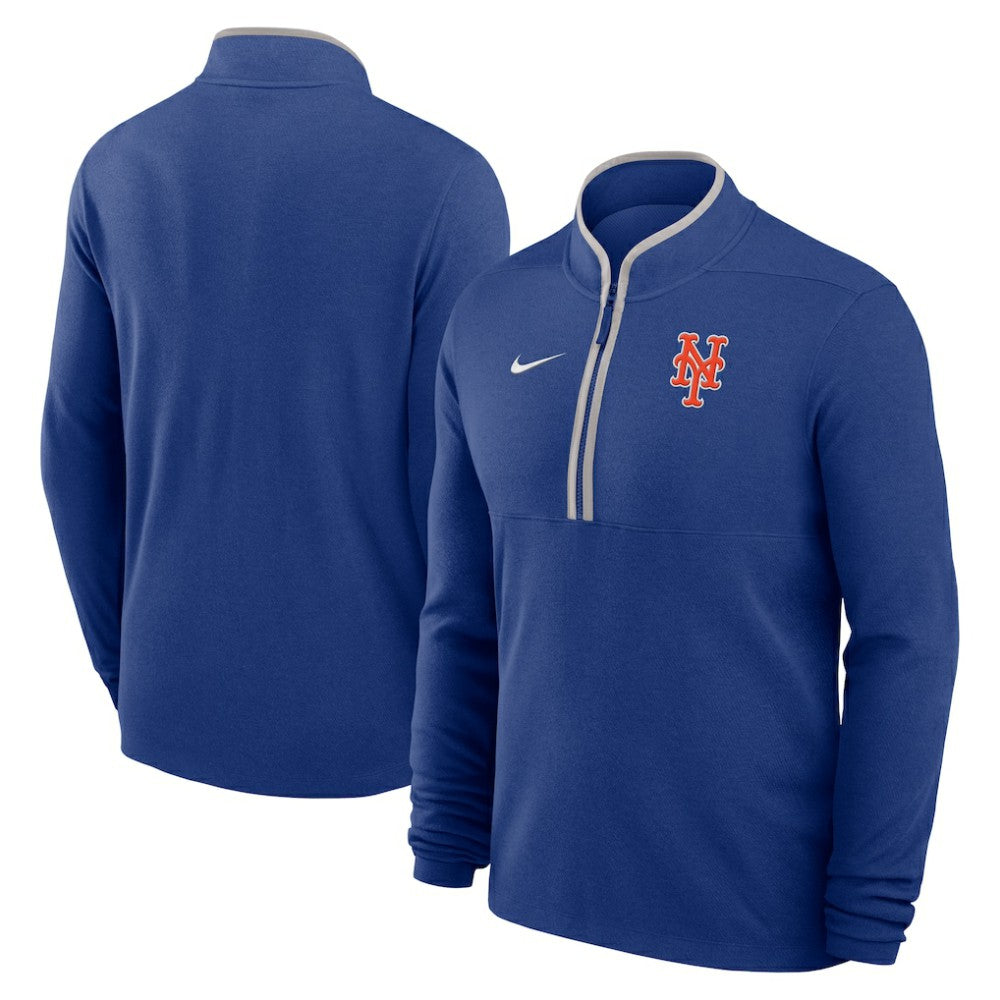 New York Mets Nike Dri-FIT Victory Half-Zip Pullover - Royal - Nike on Sale