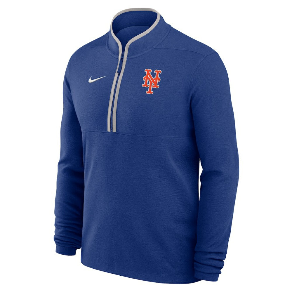 New York Mets Nike Dri-FIT Victory Half-Zip Pullover - Royal - Nike on Sale
