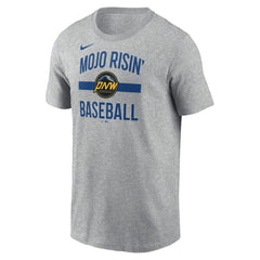 Seattle Mariners Nike City Connect Arched Team Phrase T-Shirt - Heather Gray - Nike Sale