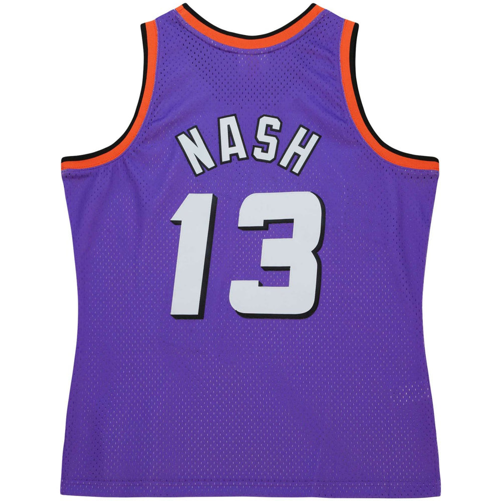 Steve Nash Phoenix Suns Hardwood Classics 1996/97 Tropical Swingman Jersey Purple | Mitchell & Ness online