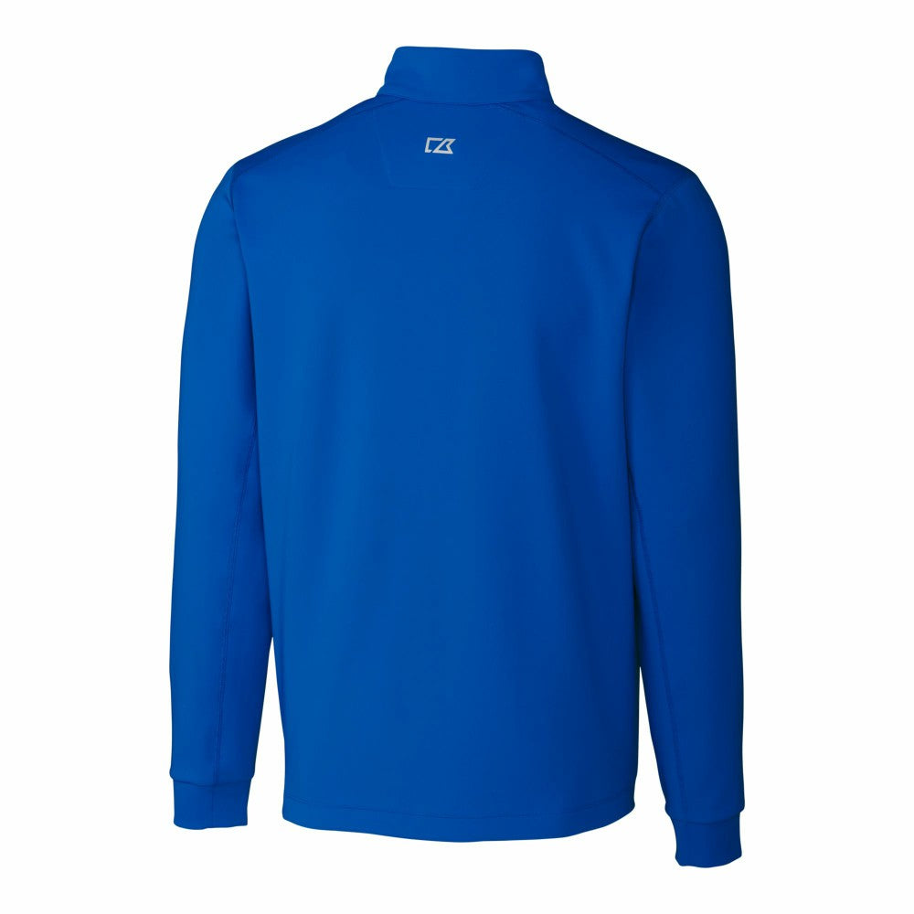 Kansas City Royals Cutter & Buck Traverse Stretch Quarter-Zip Pullover Top - Royal - MLB Discount