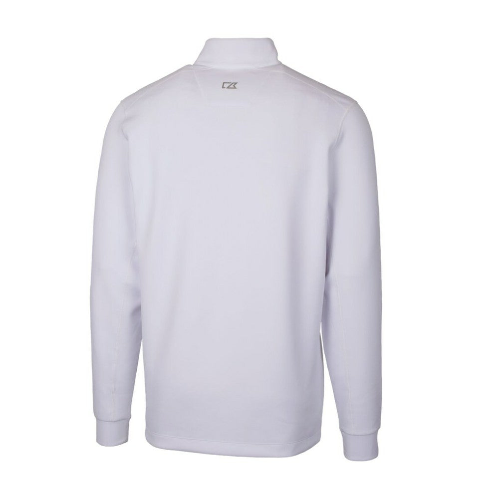 San Diego Padres Cutter & Buck Traverse Stretch Quarter-Zip Pullover Top - White - MLB on Sale