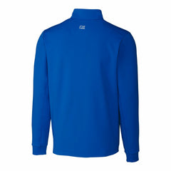 New York Mets Cutter & Buck Traverse Stretch Quarter-Zip Pullover Top - Royal - MLB Lifestyle