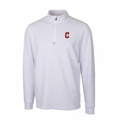 Cleveland Guardians Cutter & Buck Traverse Stretch Quarter-Zip Pullover Top - White - MLB Online