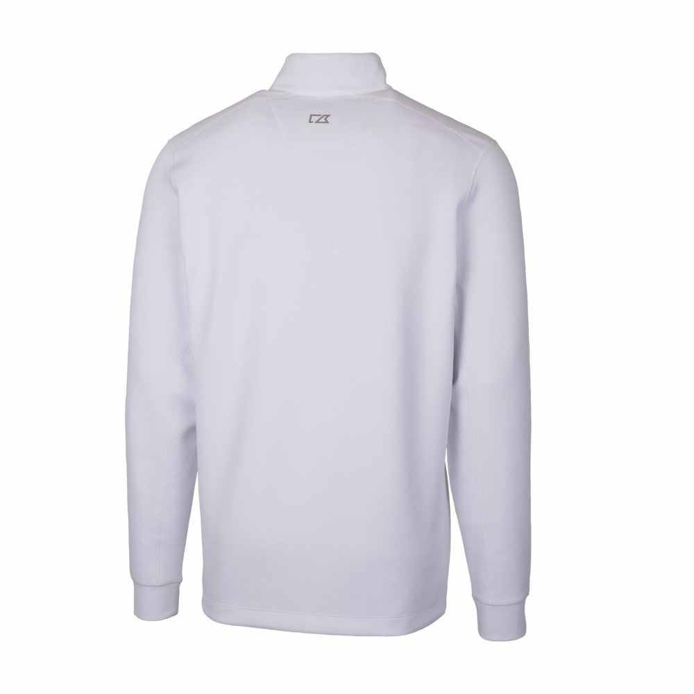 Cleveland Guardians Cutter & Buck Traverse Stretch Quarter-Zip Pullover Top - White - MLB Online