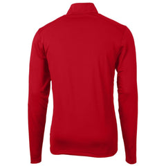Cincinnati Reds Cutter & Buck Virtue Eco Pique Recycled Quarter-Zip Pullover Top - Red - MLB Sale