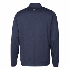 Cleveland Guardians Cutter & Buck Stealth Heathered Quarter-Zip Pullover Top - Navy - MLB on Sale