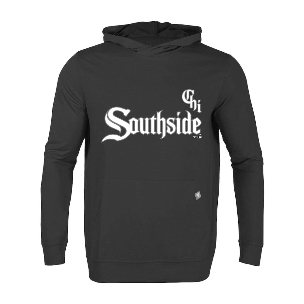 Chicago White Sox Levelwear City Connect Relay Core Logo Pullover Hoodie - Black - MLB Discount