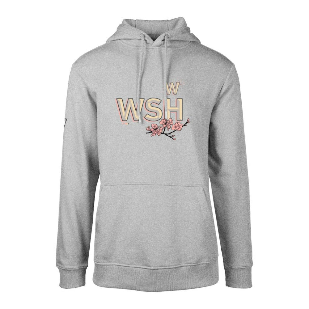 Washington Nationals Levelwear City Connect Podium Core Logo Pullover Hoodie - Heather Gray - MLB Sale