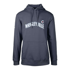 Chicago Cubs Levelwear City Connect Podium Core Logo Pullover Hoodie - Navy - MLB Sale