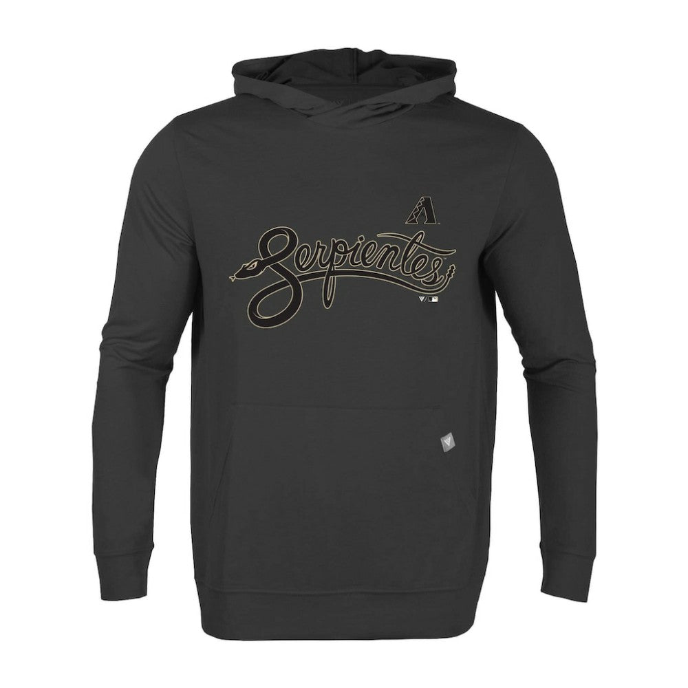Arizona Diamondbacks Levelwear City Connect Relay Core Logo Pullover Hoodie - Black - MLB on Sale