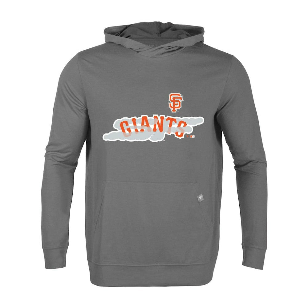 San Francisco Giants Levelwear City Connect Relay Core Logo Pullover Hoodie - Gray - MLB Lifestyle