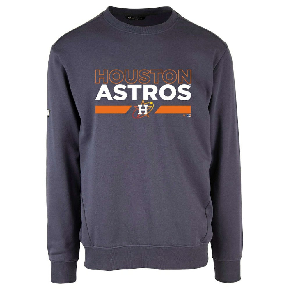 Houston Astros Levelwear City Connect Zane No Hitter Pullover Sweatshirt - Navy - MLB on Sale