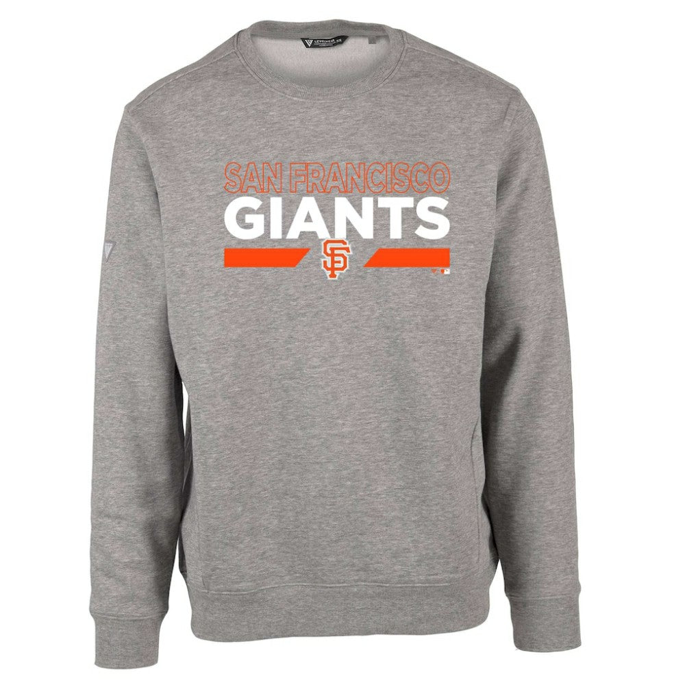 San Francisco Giants Levelwear City Connect Zane No Hitter Pullover Sweatshirt - Heather Gray - MLB Discount