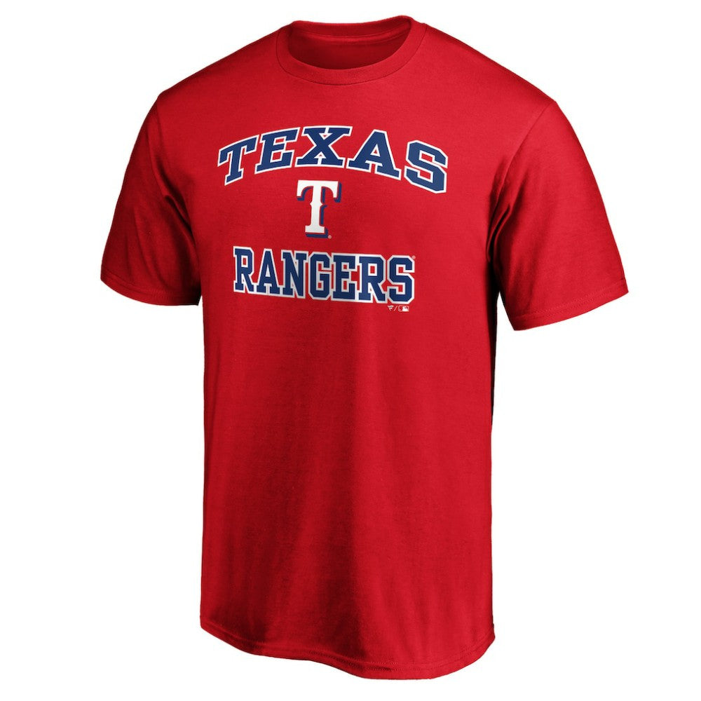 Texas Rangers Heart & Soul T-Shirt - Red - MLB Discount