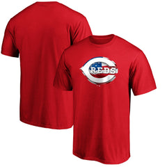 Cincinnati Reds Banner Wave T-Shirt - Red - MLB Lifestyle