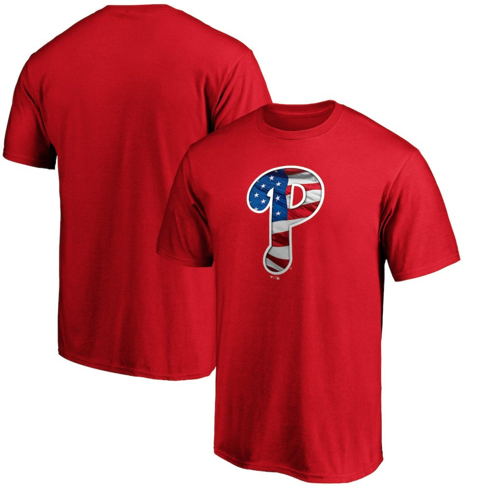 Philadelphia Phillies Banner Wave T-Shirt - Red - MLB Online