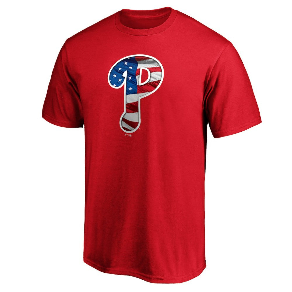 Philadelphia Phillies Banner Wave T-Shirt - Red - MLB Online