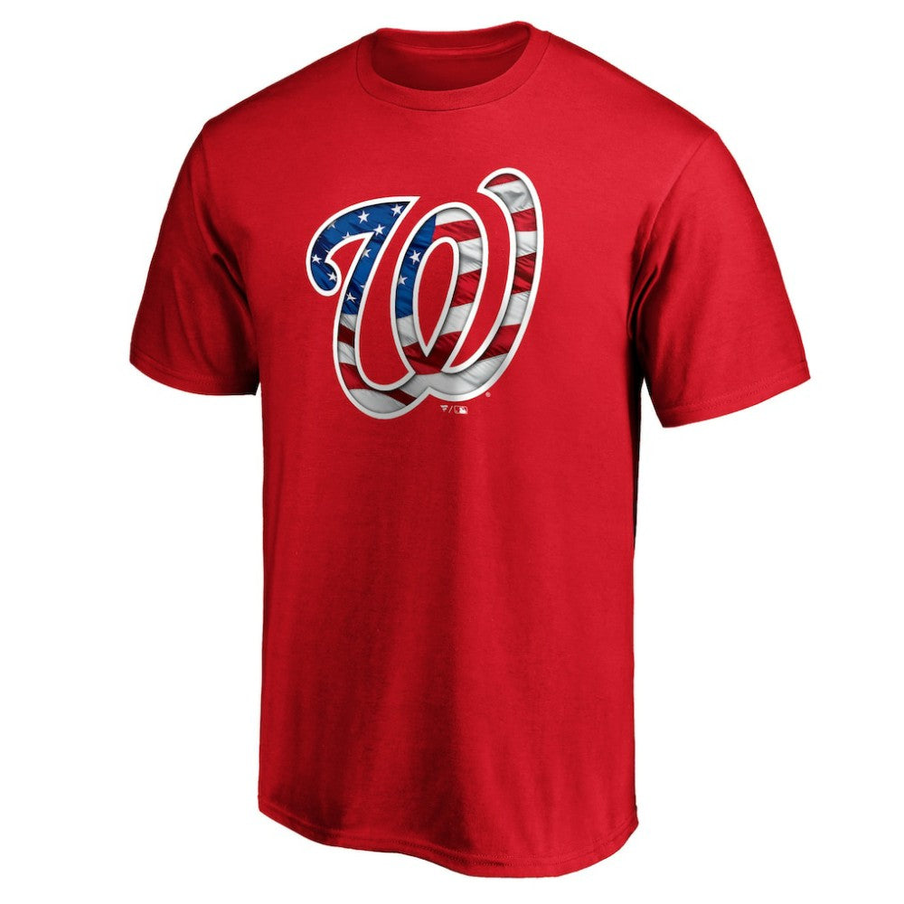 Washington Nationals Banner Wave T-Shirt - Red - MLB Online