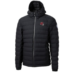 Kansas City Chiefs Cutter & Buck Helmet Mission Ridge Repreve Eco Insulated Puffer Full-Zip Jacket Black