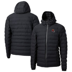 Washington Commanders Cutter & Buck Helmet Mission Ridge Repreve Eco Insulated Puffer Full-Zip Jacket Black