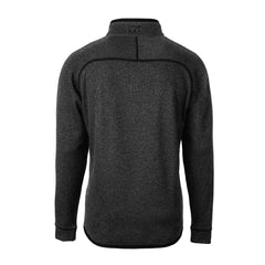 Washington Commanders Cutter & Buck Helmet Mainsail Sweater-Knit Half-Zip Pullover Jacket Charcoal